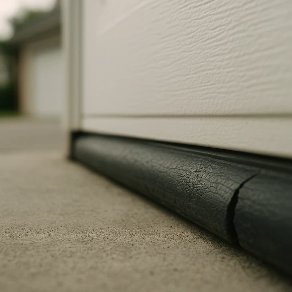 Garage door bottom weather seal